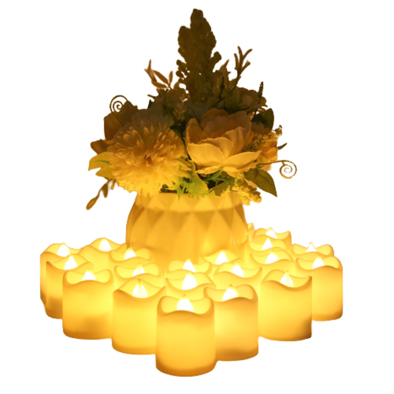 Kitcheniva Flameless LED Tea Lights Battery Operated Candles